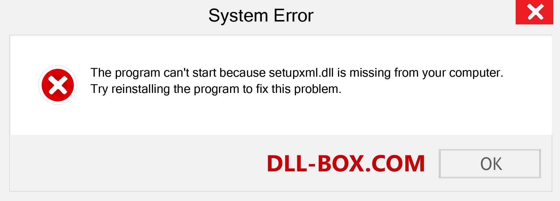  setupxml.dll file is missing?. Download for Windows 7, 8, 10 - Fix  setupxml dll Missing Error on Windows, photos, images