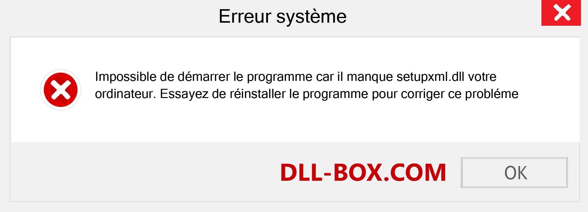 Le fichier setupxml.dll est manquant ?. Télécharger pour Windows 7, 8, 10 - Correction de l'erreur manquante setupxml dll sur Windows, photos, images